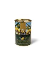 Green olives pitted 425ml e.o. tin